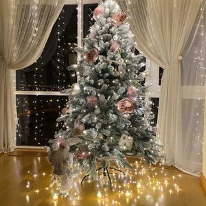 Ideal decoration for the Christmas tree. From the top comes 15 strings, decorate